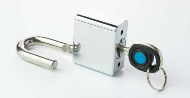 conoce las partes de un candado